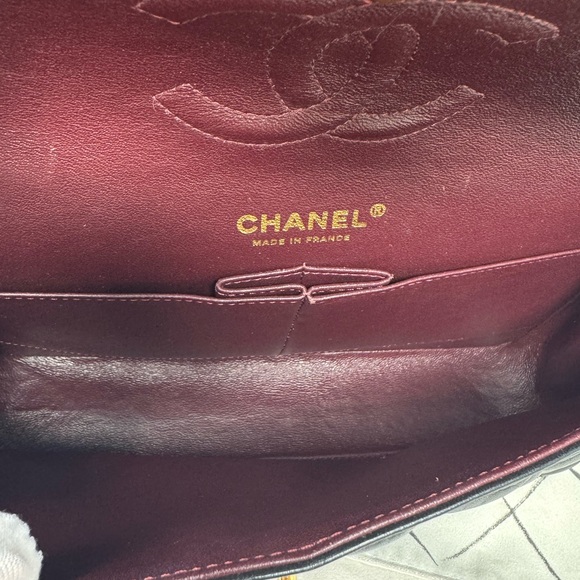💯💎Authentic💎Chanel Classic Medium Double Flap Lambskin Bag GHW - Picture 8 of 9